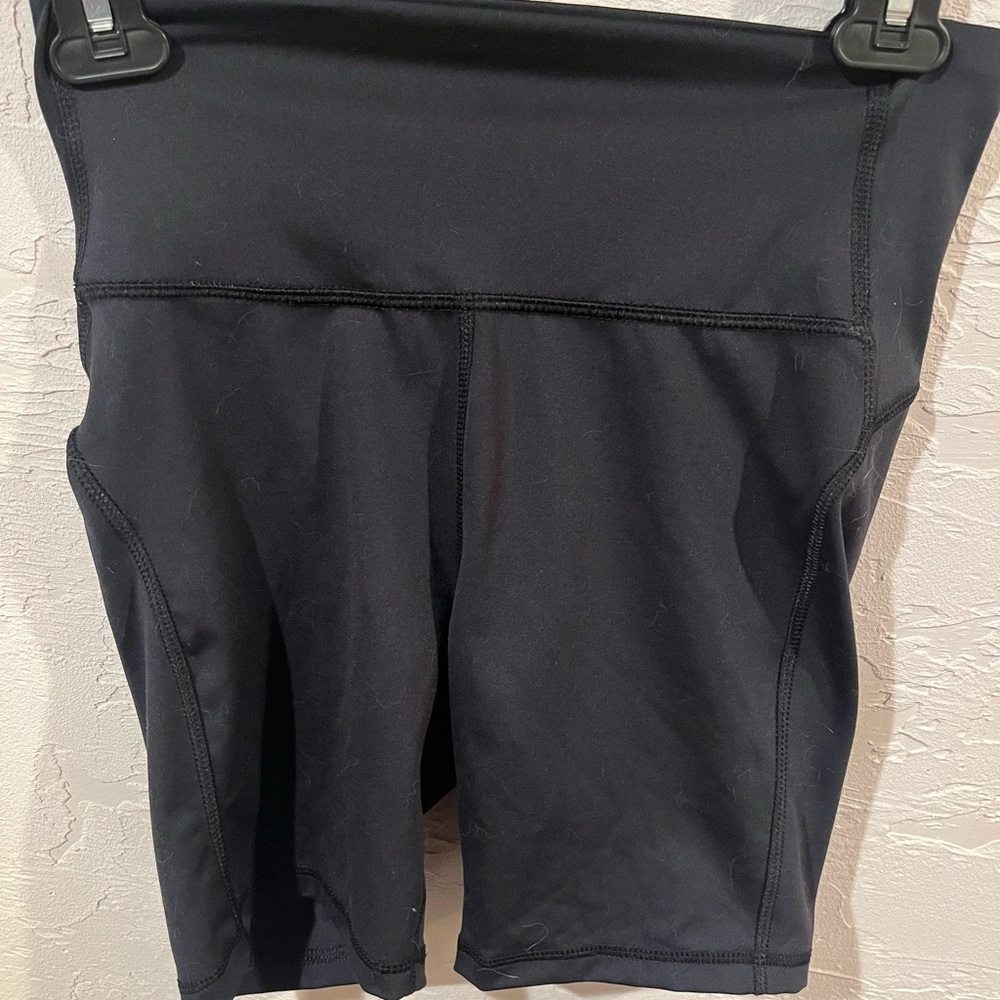 XS High Waisted Black Women's Biker Shorts with Pockets - Bundle with 2 Pairs